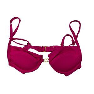 L*Space Pink Bikini Top